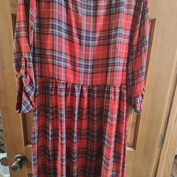 NWT Torrid Plaid Dress - Picture 5 of 6